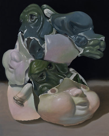 Josh Juett - 'My Sweet Baby' - oil on wood