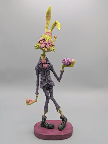Pickled Circus - 'Bugs Zombunny' - epoxy clay, ceramic & resin