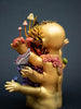Stephanie Kilgast - "Rainbow Buddha (Toddlerpillar Customisation)" - mixed Media and vinyl Toddlerpillar