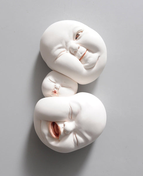 Porcelain sculptures by Johnson Tsang