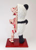 Masao Kinoshita - "Half Bone Panda" - acrylic paint on terracotta
