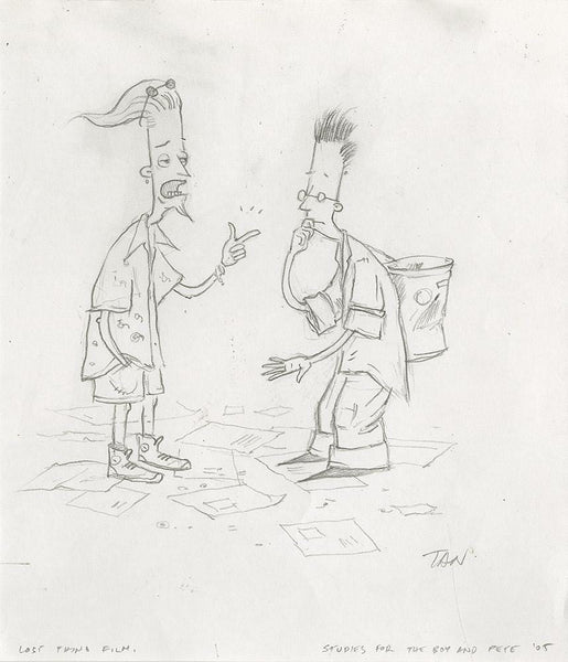 Shaun Tan Lost Thing film study for the boy and pete (2007