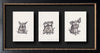 Adam Elliot - 'Unfortunate Dogs 1' - waterproof ink, ink wash and graphite on Arches hot-pressed watercolour paper'