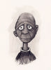 Adam Elliot - 'Ruben Winslow' - waterproof ink, ink wash and graphite on Arches hot-pressed watercolour paper'