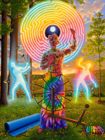 Adrian Cox - "The Great Seamstress's Wheel" - limited edition print of 50