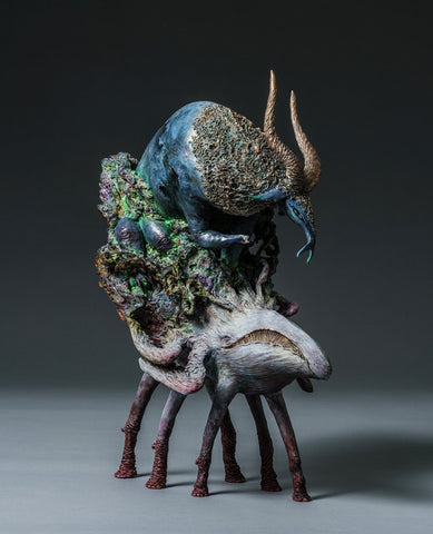 Akishi Ueda - 'Starlamp' - clay, resin & acrylic paint