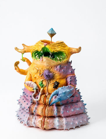 Akishi Ueda - 'The Demon King of Pain' - clay, resin & acrylic paint