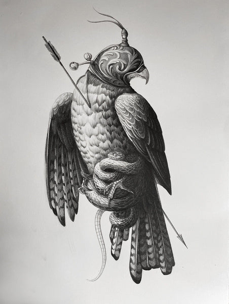 Alessandro Jako - 'The Price of Loyalty' - pencil on paper