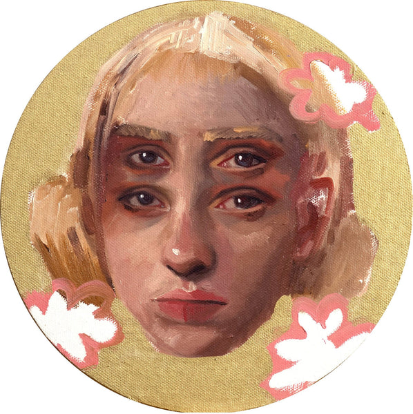 Alex Garant - "Gold Study 2" - Oil on cradled canvas panel