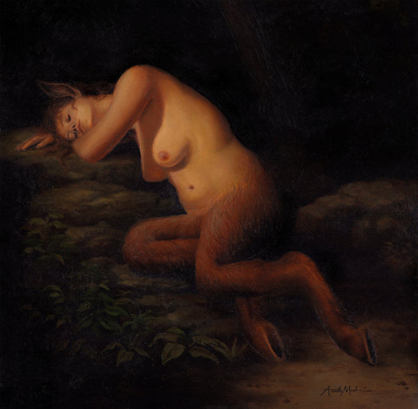 Annita Maslov - 'Fauna' - oil on panel