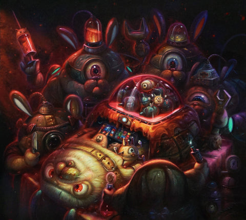 Aof Smith - 'The Furry Within' - oil on linen