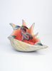 Jale Soysal - 'Pearly Feet' - epoxy clay, acrylic paint, metal, resin