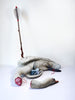 Jale Soysal - 'The First Arrow' - epoxy clay, acrylic paint, metal, resin, silk