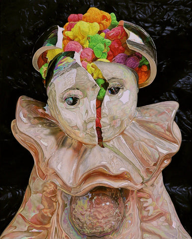 Beau White - 'Pop!' - oil on board