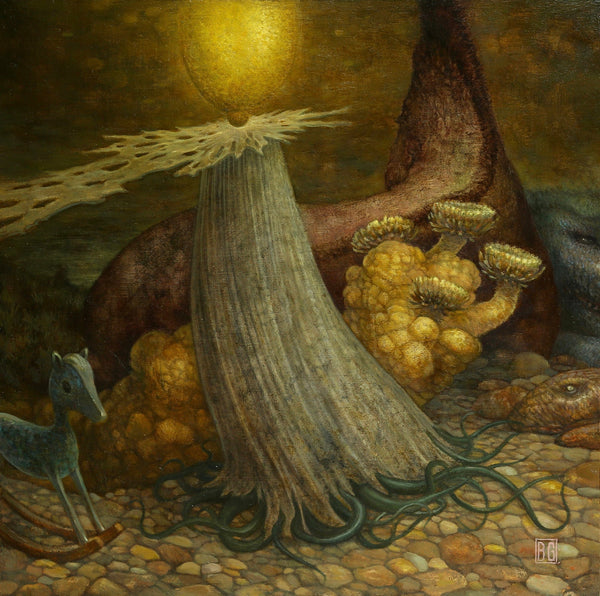 Brad Gray - 'Roving Lemonati' - oil on panel