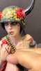 Brian M. Viveros - "Bullheaded vinyl statue, hand embellished and signed- A/P #3" - vinyl statue with hand embellishment