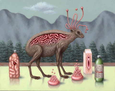 Catriona Secker - "Stimn" - acrylic on panel