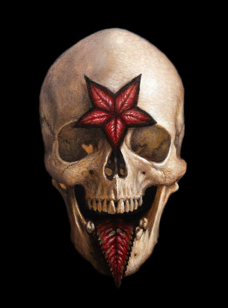 Chet Zar - 'Demon Flower' - oil on canvas