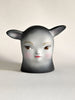 Clémentine Bal - 'Little Portrait' - paint and pastel on a mixed media sculpture