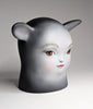 Clémentine Bal - 'Little Portrait' - paint and pastel on a mixed media sculpture
