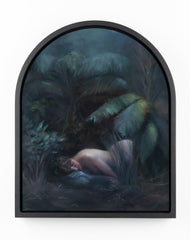 Liz Gridley - 'Do You Want to Become the Grass?' - oil on aluminium