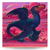 Ellie Davies - 'Microraptor' - oil paint on wooden panel