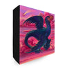 Ellie Davies - 'Microraptor' - oil paint on wooden panel
