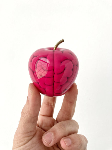 Emilio Garcia - 'Small Forbidden Brain - Sunset' - fine resins, acrylic, bronze (edition of 100)