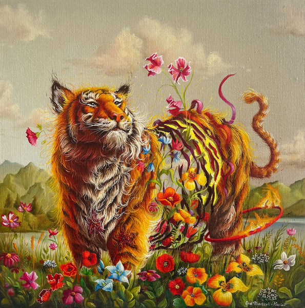 Ewa Prończuk-Kuziak - 'Never Less Than Too Much' - oil on canvas