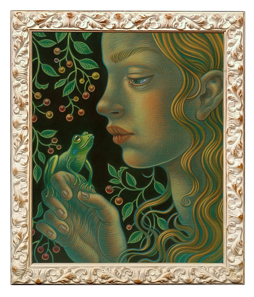 Gerlanda di Francia - 'Becoming a Prince' - acrylic on wood