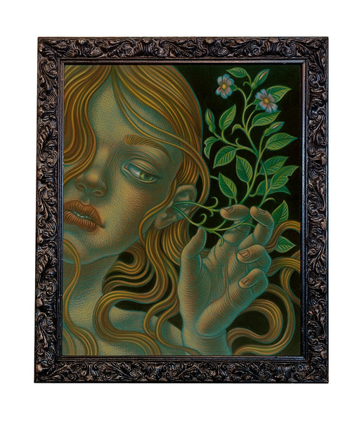 Gerlanda di Francia - 'Delicate Growth' - acrylic on wood