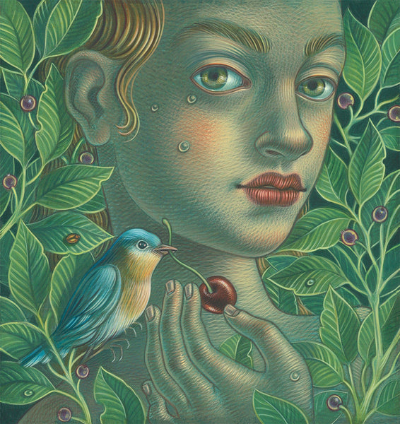 Gerlanda di Francia - 'To Give to Keep' - acrylic on wood panel