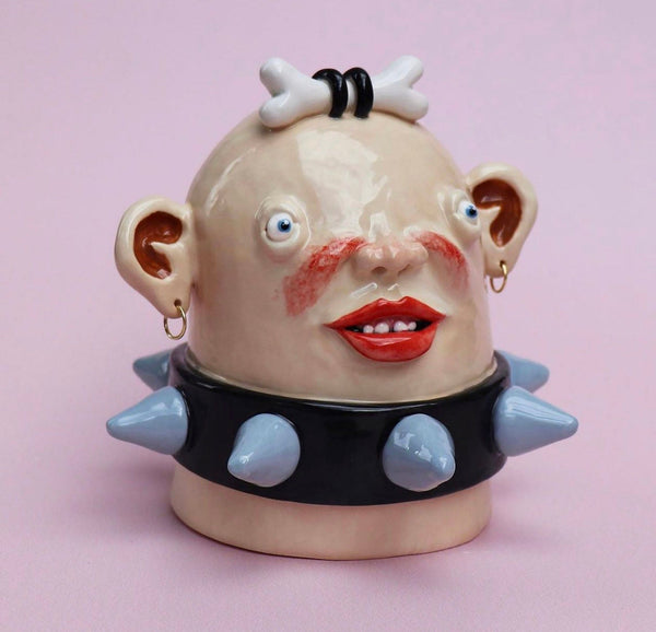 Ginklet - 'Tough Baby' - ceramic and underglaze | Beinart Gallery