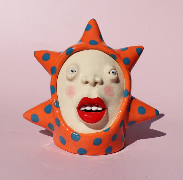 Ginklet - 'Casper' - ceramic and underglaze