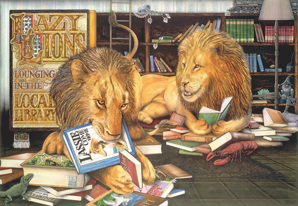 Graeme Base - "Lazy Lions" - limited edition print of 100 *Almost sold out*