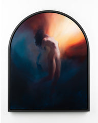 Liz Gridley - 'Is Cremation Right for You?' - oil on aluminium