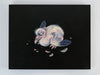 Jale Soysal - 'Feathered Mongrel' - acrylic on board