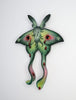 Jale Soysal - 'Sapling No.6' - epoxy clay, acrylic paint, metal, resin, crystal rhinestones