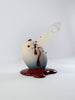 Jale Soysal - 'The Hatchling' - epoxy clay, acrylic paint, resin, crystal rhinestones