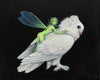 Jale Soysal - 'The Odd Couple' - acrylic on board