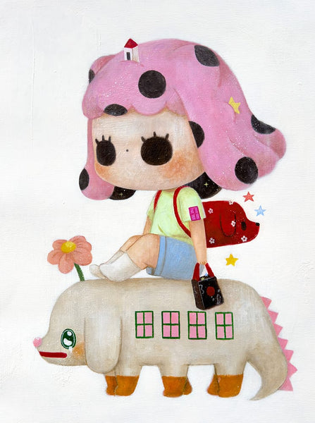 Jessica Ng - 'Explorer' - acrylic on canvas