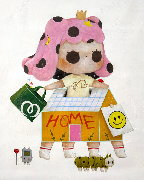Jessica Ng - 'I am home' - acrylic on canvas
