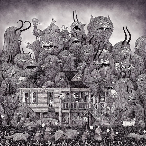John Kenn Mortensen - 'Animal Kingdom' - pen and ink on paper