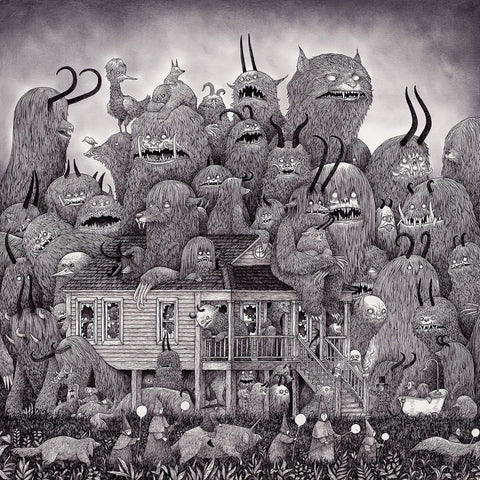 John Kenn Mortensen - 'Animal Kingdom' - pen and ink on paper