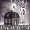 John Kenn Mortensen - 'Blackhouse' - pen and ink on paper