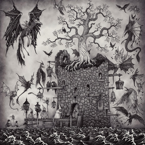 John Kenn Mortensen - 'Dead Pegasus' - pen and ink on paper