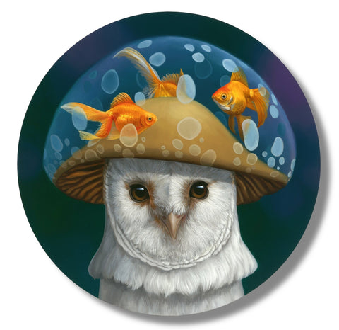 Jon Ching - 'Gaba Gaba' - oil on wood