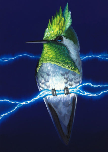 Jon Ching - 'Volta' - oil on wood