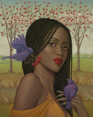 Kremena Chipilova - 'The Gift' - oil on panel