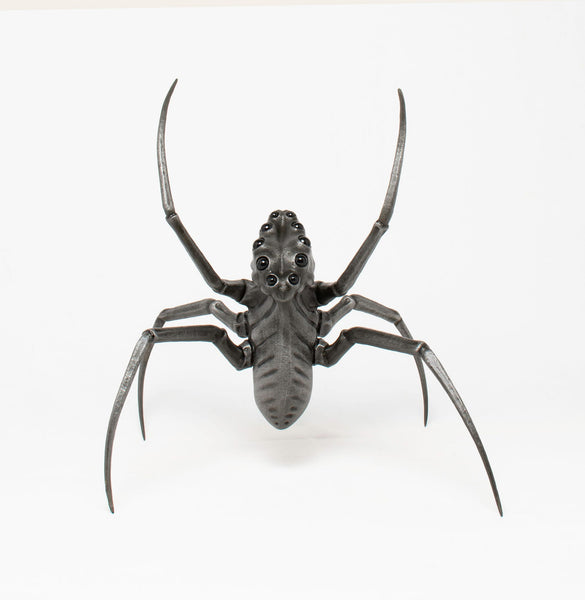 Leah Aripotch - 'Defensive' - steel sculpture, chemical patina, lacquer
